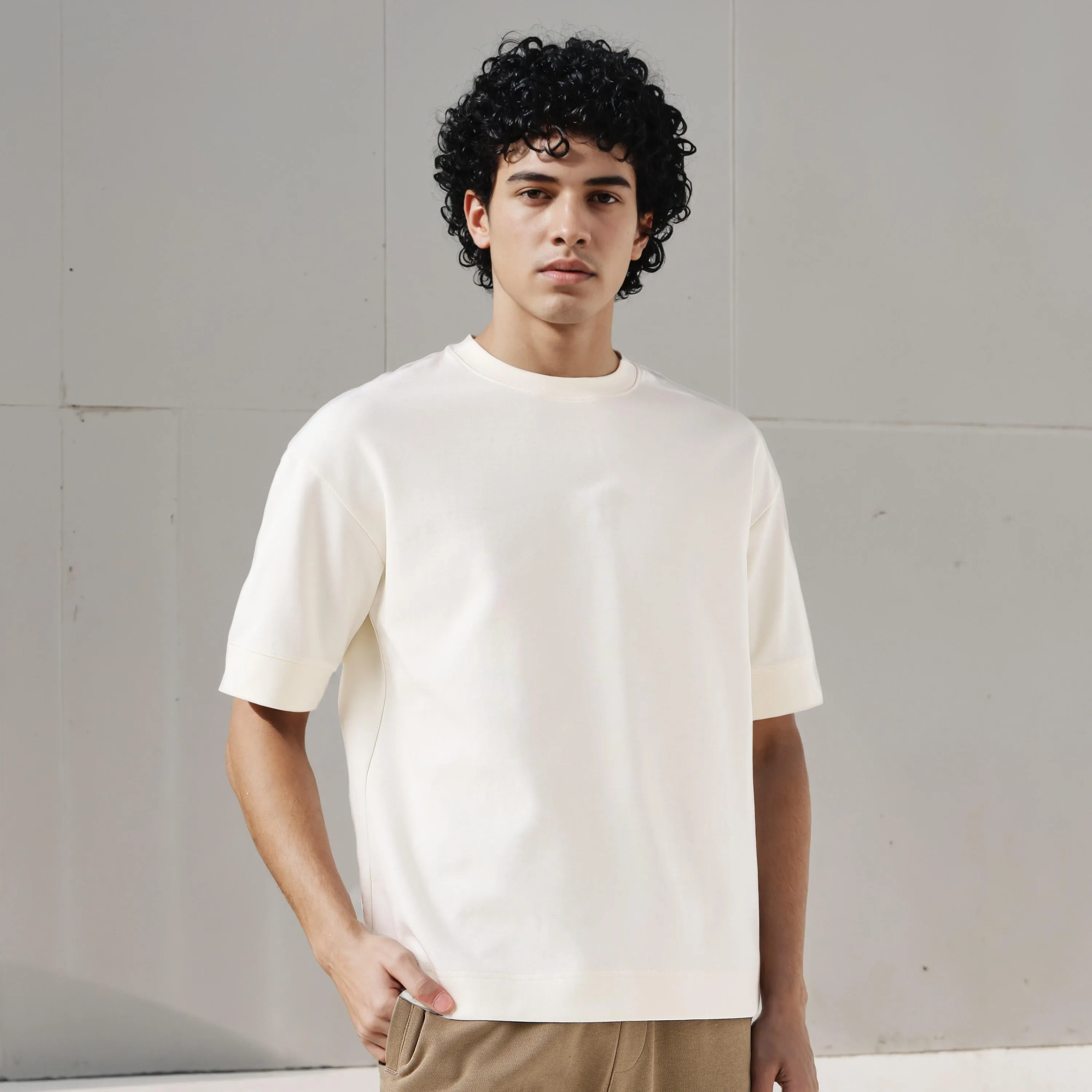 Essential Off-White Minimalist T-Shirt
