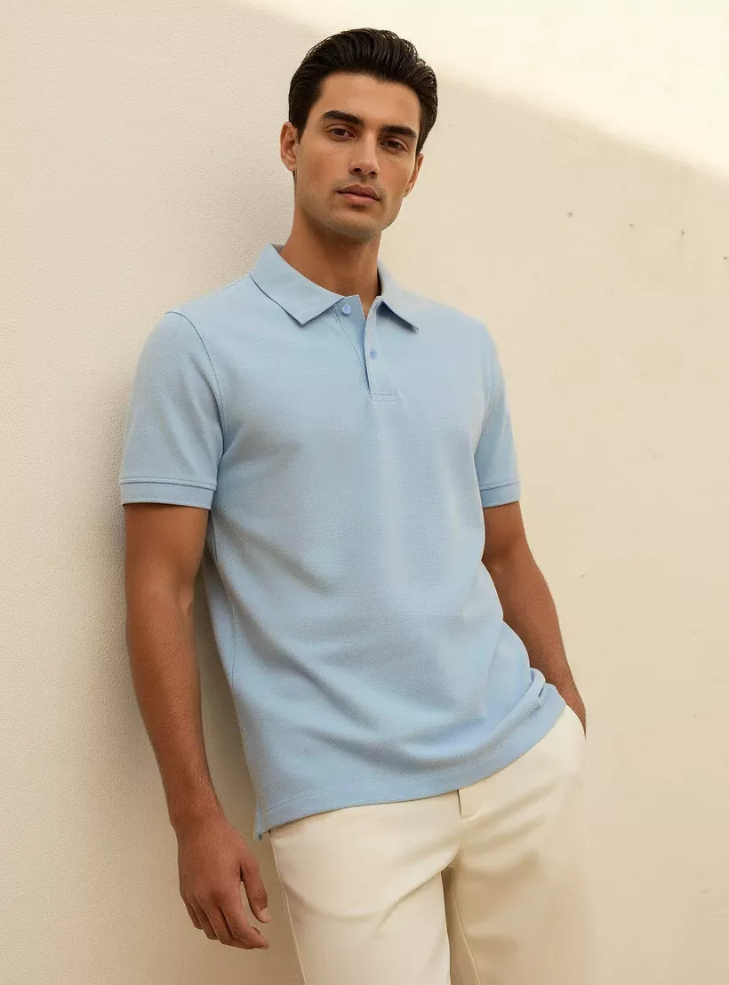 Classic Light Blue Polo Shirt